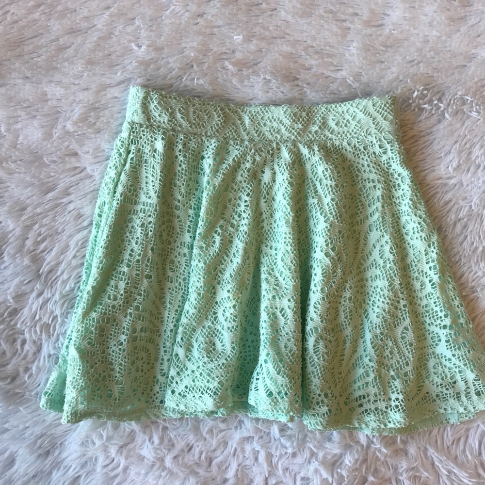 Aeropostale Lace Skater Skirt